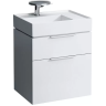 Комплект мебели + раковина LAUFEN KARTELL 4.0755.2.033.631.1+ 8.1033.4.757.112.1 (595x455x615мм), цвет глянцевый белый