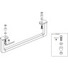 Полотенцедержатель LAUFEN PALOMBA 1160 мм, для 1480.6