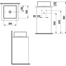 Раковина-чаша LAUFEN LIVING SQUARE 36x36