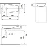 Раковина LAUFEN LAUFEN IL BAGNO ALESSI 80x42
