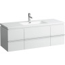 Раковина LAUFEN LIVING 130x48 белый глянцевый