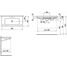 Раковина LAUFEN LIVING 98,5х48х10 см