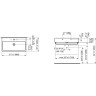 Раковина накладная LAUFEN LIVING CITY 80x46