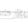 Раковина подвесная LAUFEN PRO A 130x48