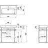 Раковина подвесная LAUFEN PRO S 86x46
