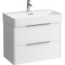 Шкафчик для раковины LAUFEN BASE 810285, с 2 ящиками, белый матовый