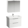 Шкафчик для раковины LAUFEN BASE 810285, с 2 ящиками, белый матовый