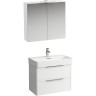 Шкафчик для раковины LAUFEN BASE 810285, с 2 ящиками, глянцевый белый
