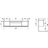 Шкафчик под раковину LAUFEN CASE FOR PALACE, 1 выдвижной ящик и 2 дверцы, цвет дуб