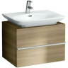 Шкафчик под раковину LAUFEN CASE FOR PALACE 81070.2, 81070.3, 2 выдвижных ящика, дуб