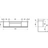 Шкафчик под раковину LAUFEN CASE FOR PALACE,1 выдвижной ящик и 2 дверцы, цвет антрацитовый дуб