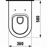 Сиденье LAUFEN FORM SOFT CLOSE белый