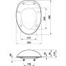 Сиденье LAUFEN IL BAGNO ALESSI ONE (SOFTCLOSE) белый