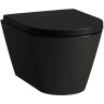 Сиденье LAUFEN KARTELL BY с крышкой, цвет черный