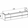Тумба LAUFEN CASE FOR PALACE под раковину