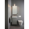 Тумба LAUFEN KARTELL для раковины 8.1533.4 (445х615х275 мм), с компактным сифоном, цвет глянцевый белый