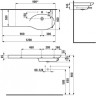 Тумба под раковину LAUFEN CASE FOR PALACE 84x38