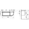 Тумба под раковину LAUFEN CASE FOR PALACE 84x38