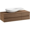 Тумба под раковину LAUFEN IL BAGNO ALESSI ONE c 4 ящиками, 120x33,2x50 см