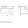 Тумба под раковину LAUFEN IL BAGNO ALESSI ONE c 4 ящиками, 120x33,2x50 см