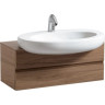 Тумба под раковину LAUFEN IL BAGNO ALESSI ONE натуральный шпон