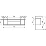 Тумба под раковину LAUFEN PALACE 150x38 два выдвижных ящика