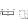 Тумба под раковину LAUFEN THE NEW CLASSIC 120x31