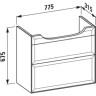 Тумба под раковину LAUFEN THE NEW CLASSIC 77x31