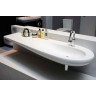 Тумба с раковиной LAUFEN IL BAGNO ALESSI ONE 2450.0.097.631.1 + 8.1497.4.400.104.1 белый