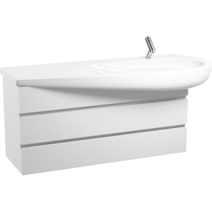 Тумба с раковиной LAUFEN IL BAGNO ALESSI ONE 2450.0.097.631.1 + 8.1497.4.400.104.1 белый