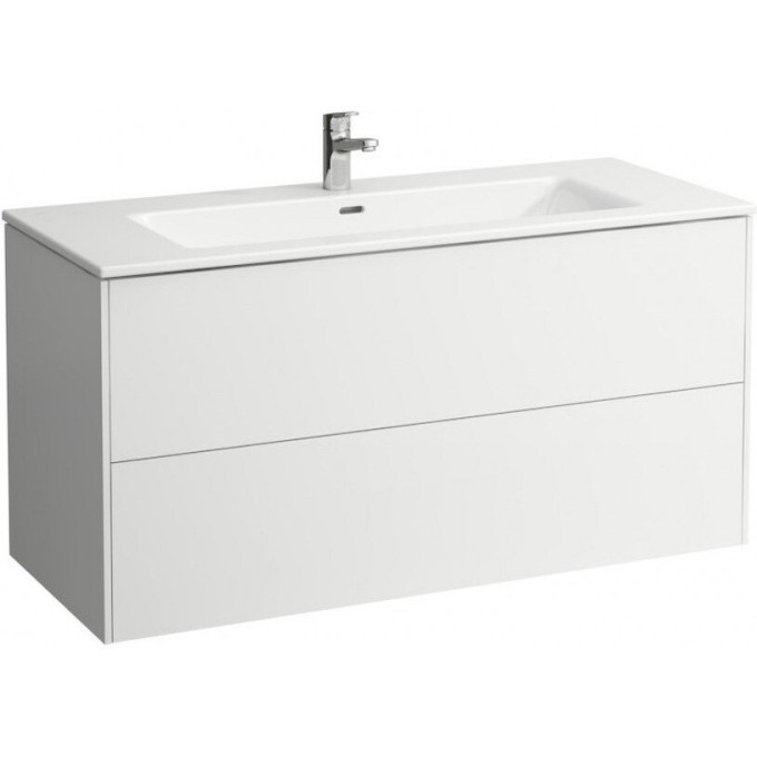 Тумба с раковиной LAUFEN PRO S 120 белый глянцевый