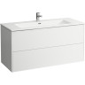 Тумба с раковиной LAUFEN PRO S 120 белый глянцевый