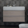 Тумба с раковиной LAUFEN SPACE с 2-я ящиками, 950х420х115 мм