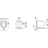 Унитаз подвесной LAUFEN IL BAGNO ALESSI ONE (безободковый)