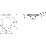 Унитаз подвесной LAUFEN RIMLESS 6.2096.6.896.000.1 СЕТ PRO 8.2096.6.000.000.1 + крышка-сиденье soft-close 8.9896.6.000.000.1