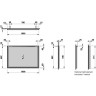 Зеркало LAUFEN FRAME 25 100x70